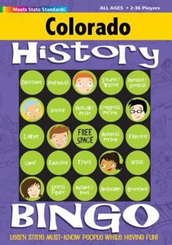 Hardcover Colorado History Bingo Game! Book