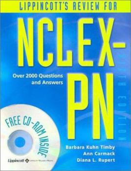 Paperback Lippincott's Review for NCLEX-PN [With CDROM] Book