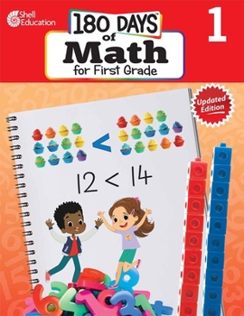 Paperback 180 Days of Math for First Grade: Practice, Assess, Diagnose Book