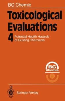 Paperback Toxicological Evaluations Book