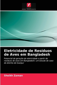Paperback Eletricidade de Resíduos de Aves em Bangladesh [Portuguese] Book