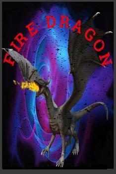 Paperback Fire Dragon: Galaxy Nebula Fire Breathing Dragon Book