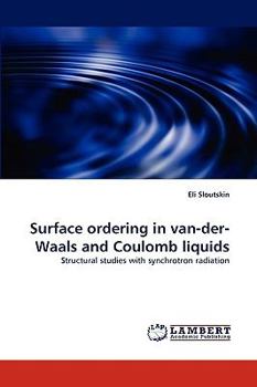 Paperback Surface ordering in van-der-Waals and Coulomb liquids Book
