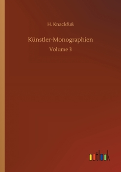 Paperback Künstler-Monographien: Volume 3 [German] Book