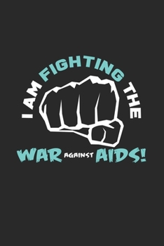 War against aids: 6x9 HIV-Aids | grid | squared paper | notebook | notes