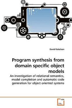 Paperback Program synthesis from domain specific object models Book