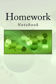 Paperback Homework: Notebook Book