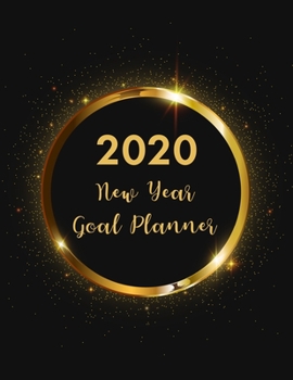 Paperback 2020 New Year Goal Planner: Yearly Goal Setting Organizer, Journal & Calendar - Pretty Productivity Planner & Goals Setting Workbook, Annual, Mont Book