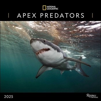 Calendar National Geographic: Apex Predators 2025 Wall Calendar Book