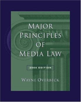 Paperback Major Principles of Media Law Book