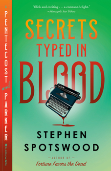 Paperback Secrets Typed in Blood: A Pentecost and Parker Mystery Book