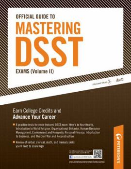 Paperback Official Guide to Mastering Dsst Exams (Vol II) Book