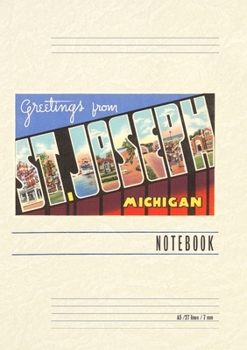 Vintage Lined Notebook Greetings from St. Joseph