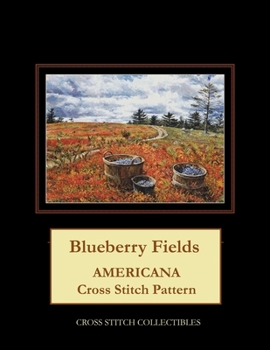 Paperback Blueberry Fields: Americana Cross Stitch Pattern Book