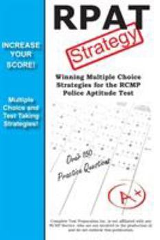 Paperback RPAT Test Strategy: for the RCMP Police Aptitude Test Book