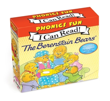Hardcover The Berenstain Bears 12-Book Phonics Fun!: Includes 12 Mini-Books Featuring Short and Long Vowel Sounds Book