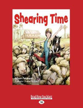 Paperback Shearing Time (Large Print 16pt) [Large Print] Book