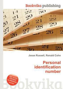 Paperback Personal Identification Number Book