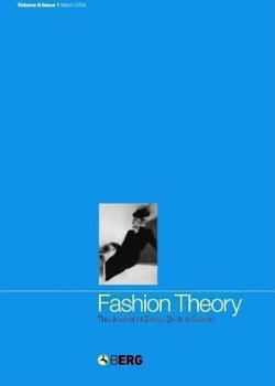 Paperback Fashion Theory: Volume 8, Issue 1: The Journal of Dress, Body and Culture Book