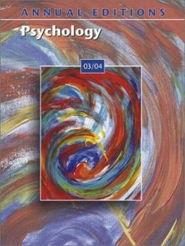 Paperback Annual Editions: Psychology 03/04 Book