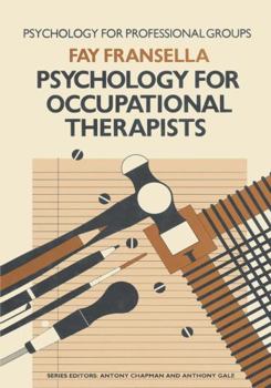 Paperback Psychology for Occupational Therapists Book