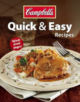 Hardcover-spiral Campbell's Quick & Easy Recipes Book