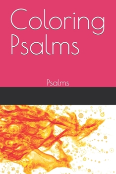 Paperback Coloring Psalms: Psalms Book