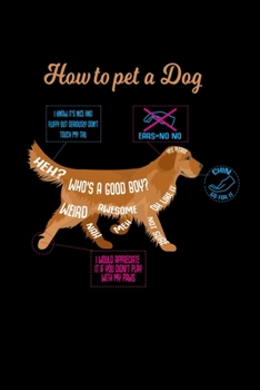 Notizbuch: Hund Streicheln Lustig Böse Fell Pfote Geschenk 120 Seiten, 6X9 (Ca. A5), Punktraster (German Edition)