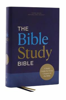 Hardcover Nkjv, the Bible Study Bible, Hardcover, Comfort Print: A Study Guide for Every Chapter of the Bible Book