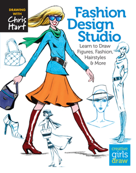 Paperback Fashion Design Studio: Learn to Draw Figures, Fashion, Hairstyles & More Book