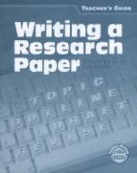Paperback Writing a Research Paper (garde 6 to 12) Book