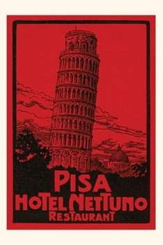 Paperback Vintage Journal Hotel Nettuno, Pisa Poster Book
