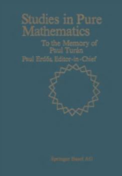 Paperback Studies in Pure Mathematics: To the Memory of Paul Turán Book