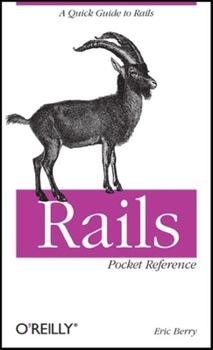 Paperback Rails Pocket Reference: A Quick Guide to Rails Book