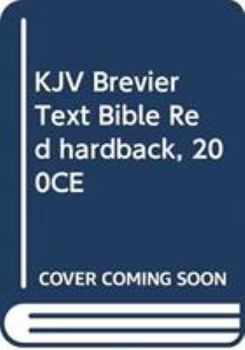Hardcover KJV Brevier Text Bible Red hardback, 200CE Book