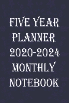 Paperback Five Year Planner 2020-2024: for recording your target, goals 120 pages Book