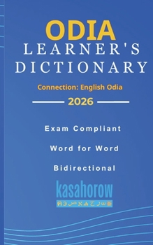 Paperback Odia Learner's Dictionary Book