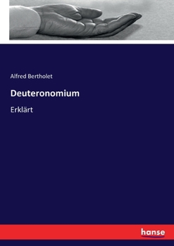 Paperback Deuteronomium: Erklärt [German] Book