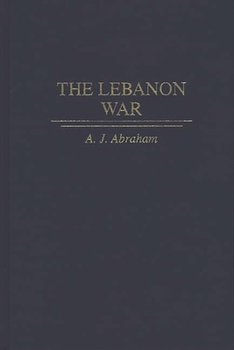 Hardcover The Lebanon War Book
