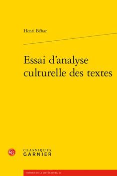 Paperback Essai d'Analyse Culturelle Des Textes [French] Book