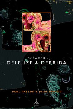 Paperback Between Deleuze and Derrida Book