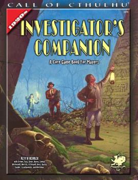 The 1920s Investigator's Companion: A Core Game Book for Players - Book  of the Call of Cthulhu RPG