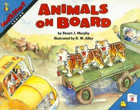 Paperback Animals on Board: Adding (Great Source Mathstart) Book