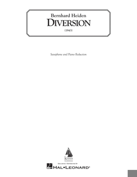 Paperback Diversion (Piano Reduction): Alto Sax and Piano Book