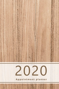 Paperback 2020 Appointment Planner: Hourly agenda. Monthly and Weekly planner. Week on 2 pages. Square layout. Schedule, arrange, plan events. Monday star Book