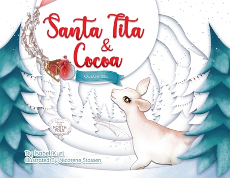 Paperback Santa Tita & Cocoa: Color Me Story Book