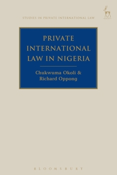 Hardcover Private International Law in Nigeria Book