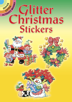 Paperback Glitter Christmas Stickers Book