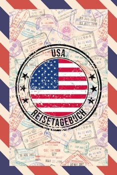 USA Reisetagebuch: A5 Reise Journal I Notizbuch I Urlaubs Planer I Road trip Planer I Travel notebook I 6X9 Pocket journal I Geschenk für Backpacker (German Edition)