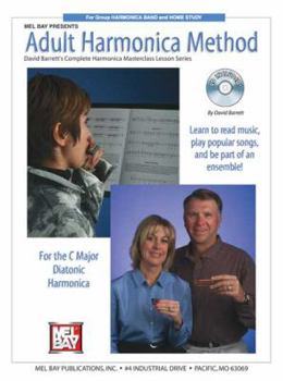 Paperback Adult Harmonica Method [With CD] Book